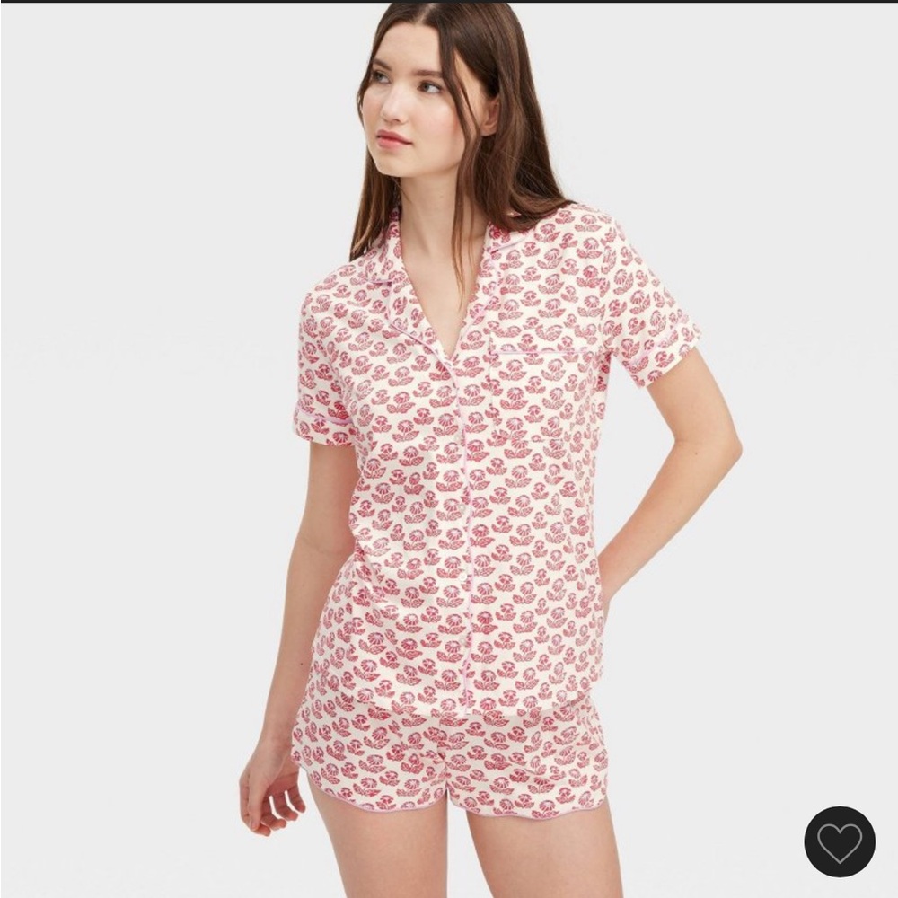 NWT Roller Rabbit X Target Collab Pink Floral PJ Set